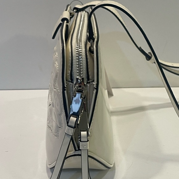 Calvin Klein Audrey Floral Emboss Crossbody Bag - Picture 5 of 10